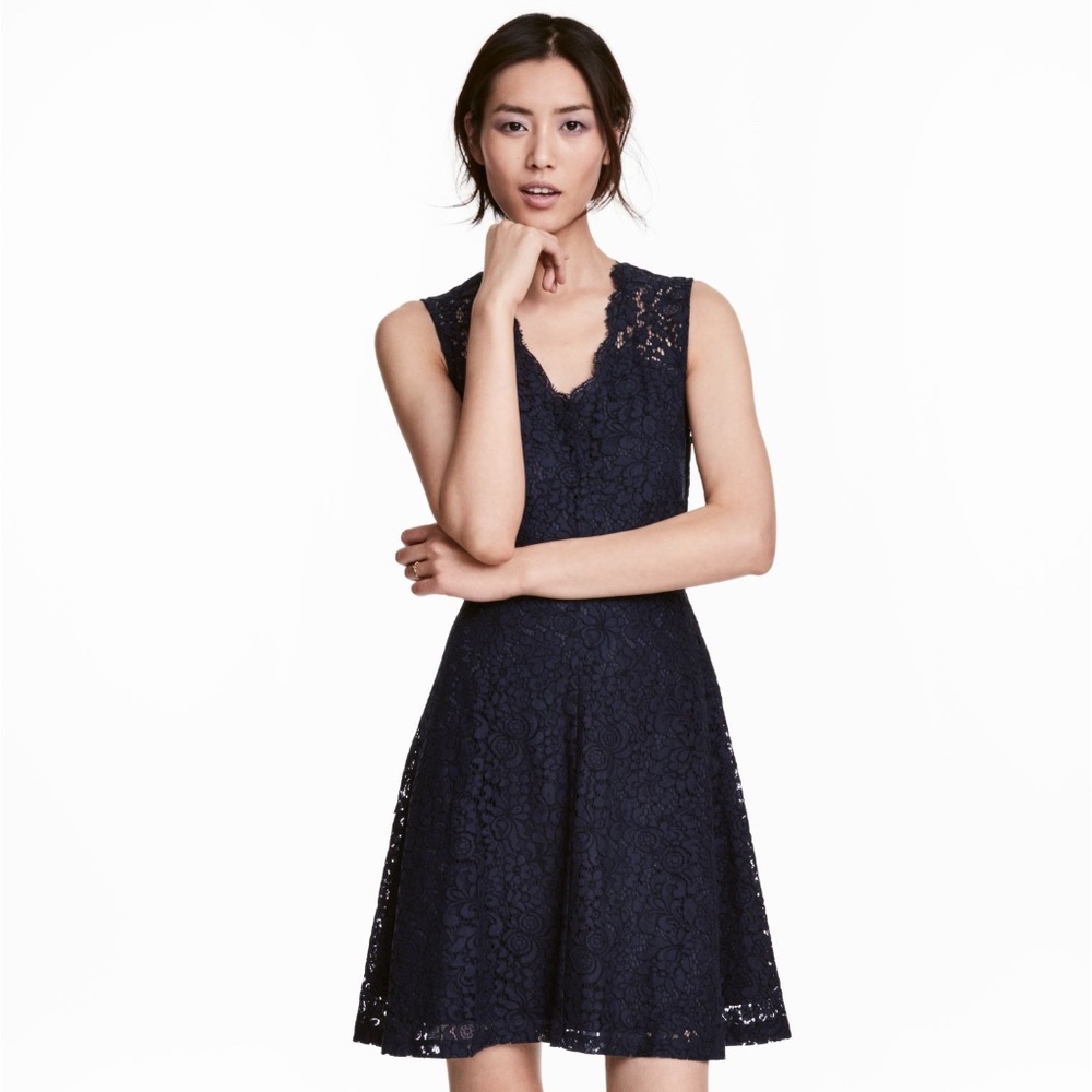 H&M  NWT Sleeveless Lace Party Dress